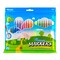 BAZIC 20 Colors Washable Markers, Fine Tip, for Kids School Art